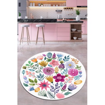 Carpet (140 cm) Drenaj Çap 140 Multicolor