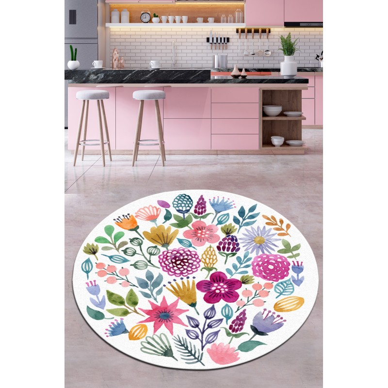 Conceptum Hypnose Carpet (140 cm) Drenaj Çap 140 Multicolor