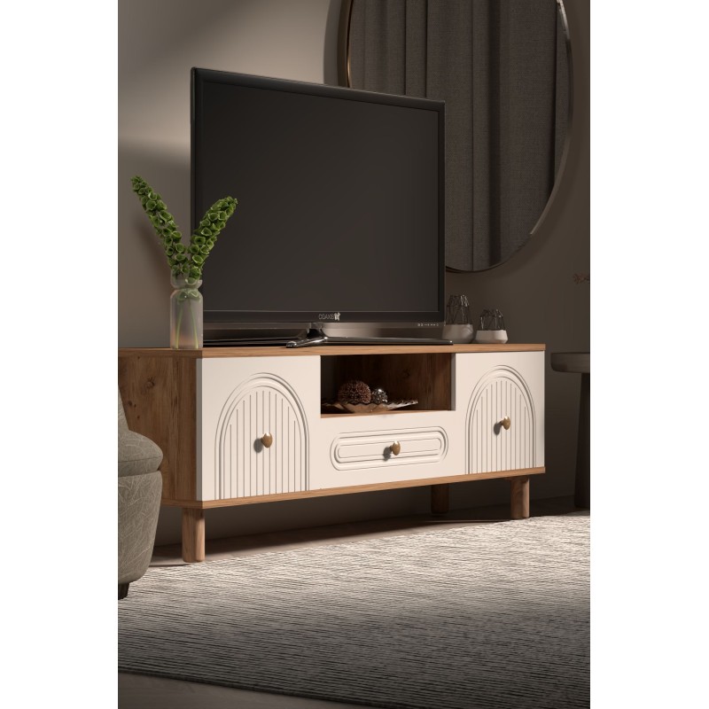 TV Stand Bellora 150 Atlantic Pine
White