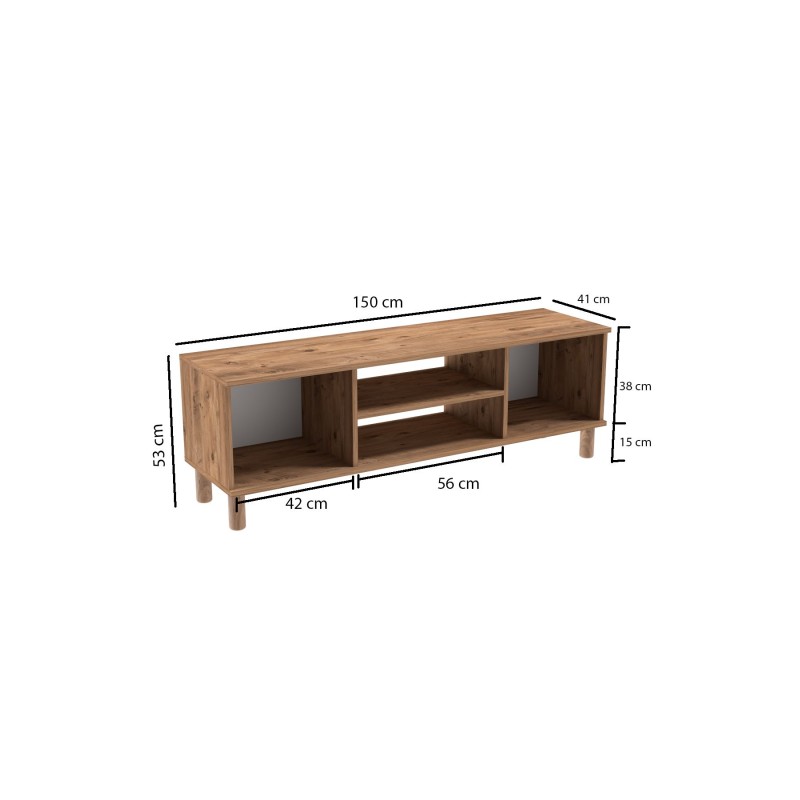 TV Stand Bellora 150 Atlantic Pine
White