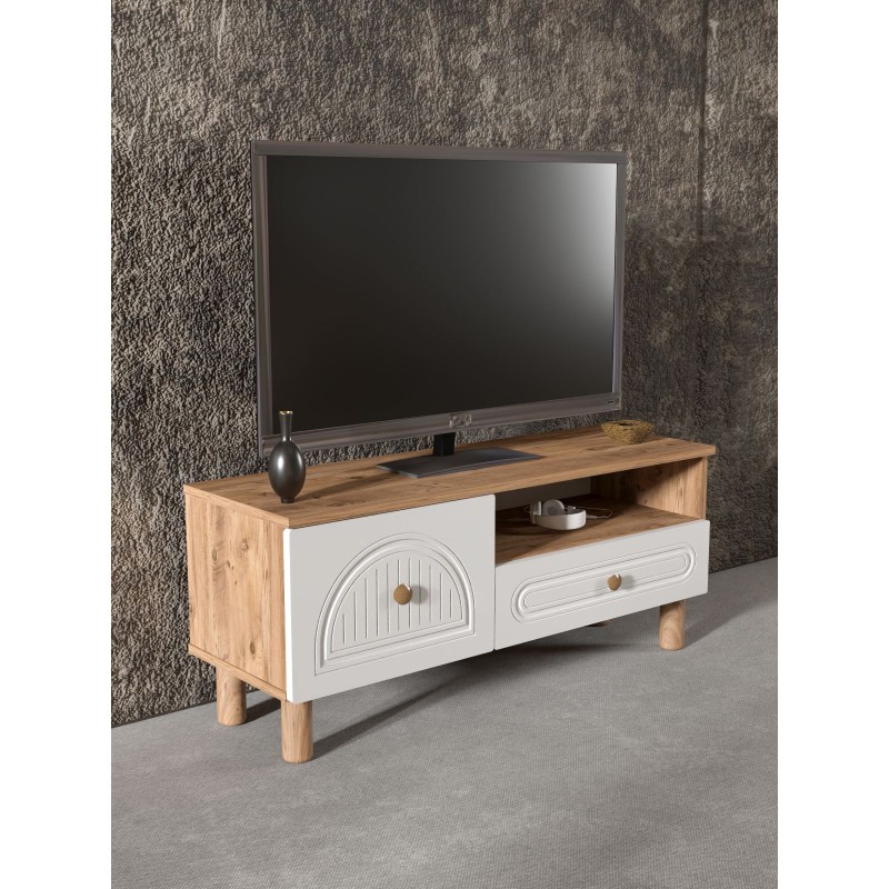 TV Stand Arcera 105 Atlantic Pine
White
