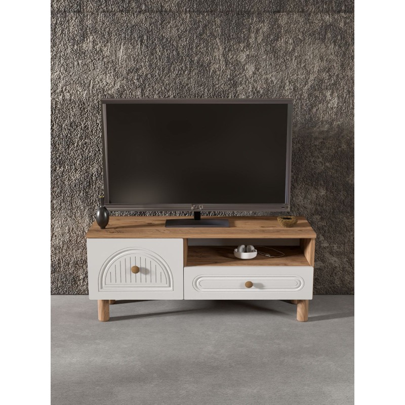 TV Stand Arcera 105 Atlantic Pine
White