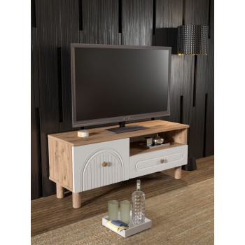 TV Stand Bellora 105 Atlantic Pine
White