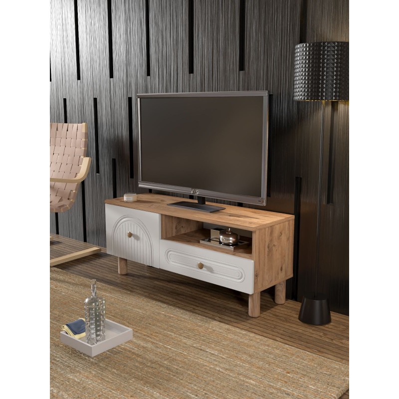TV Stand Bellora 105 Atlantic Pine
White