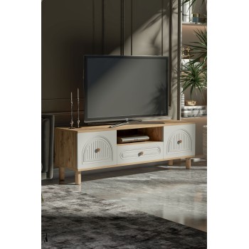 TV Stand Arcera 180 Atlantic Pine
White