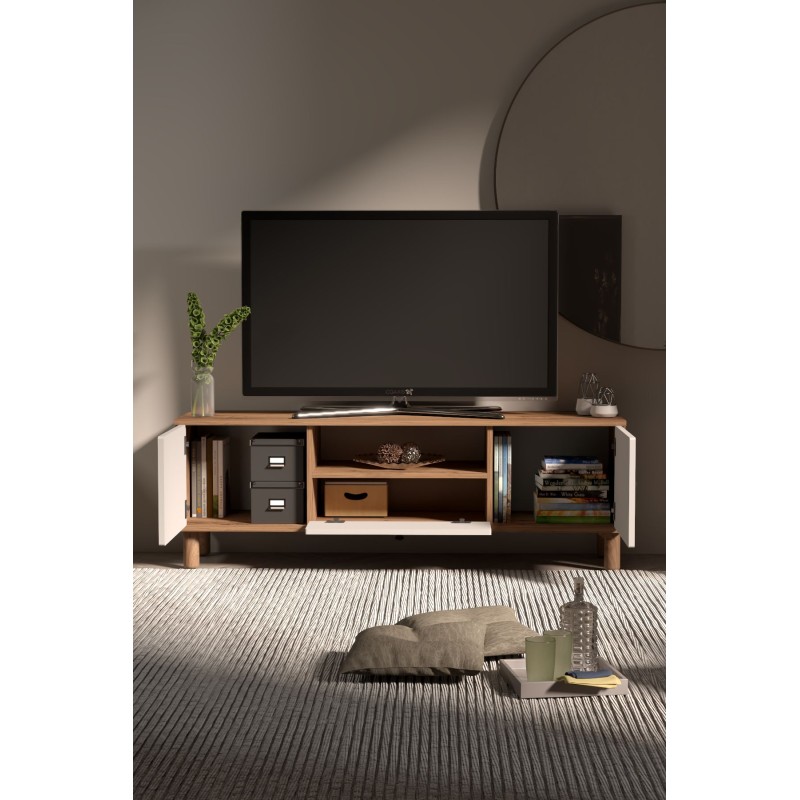 TV Stand Bellora 180 Atlantic Pine
White