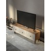 TV Stand Arcera 135 Atlantic Pine
White