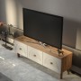 TV Stand Arcera 135 Atlantic Pine
White