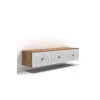 TV Stand Arcera 135 Atlantic Pine
White