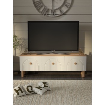 TV Stand Bellora 135 Atlantic Pine
White