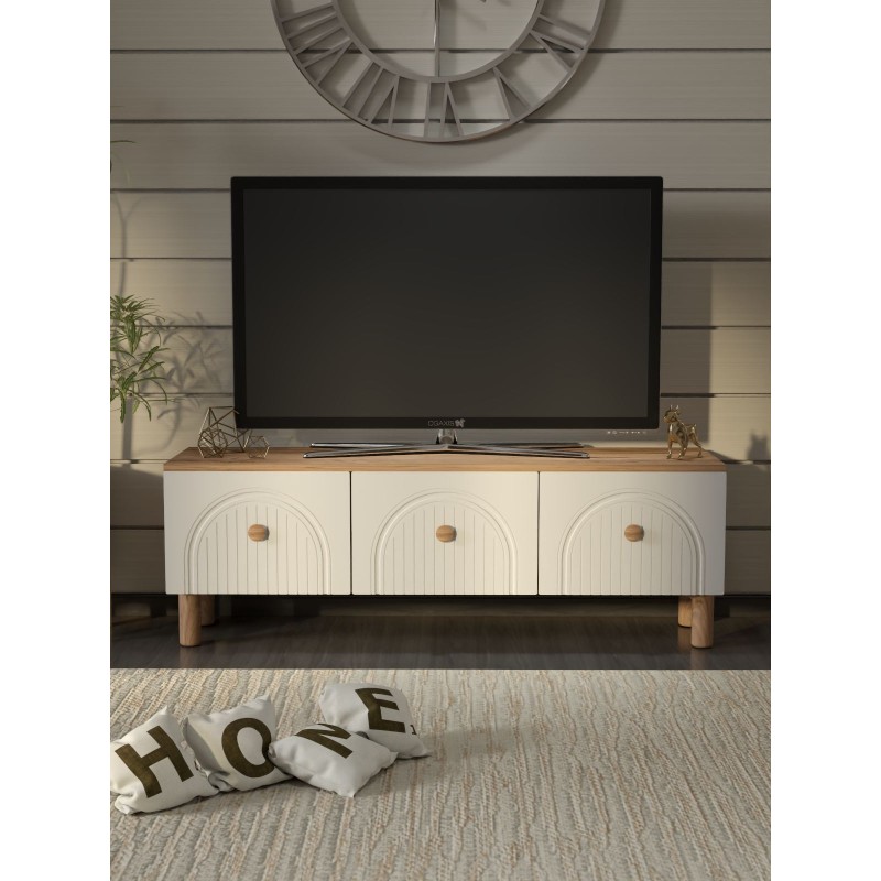 TV Stand Bellora 135 Atlantic Pine
White