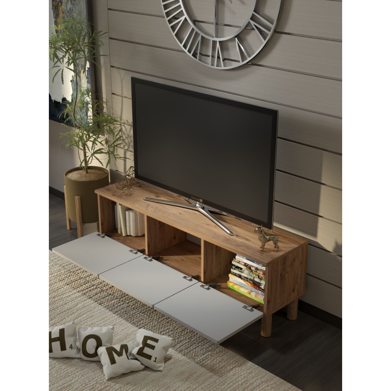 TV Stand Bellora 135 Atlantic Pine
White