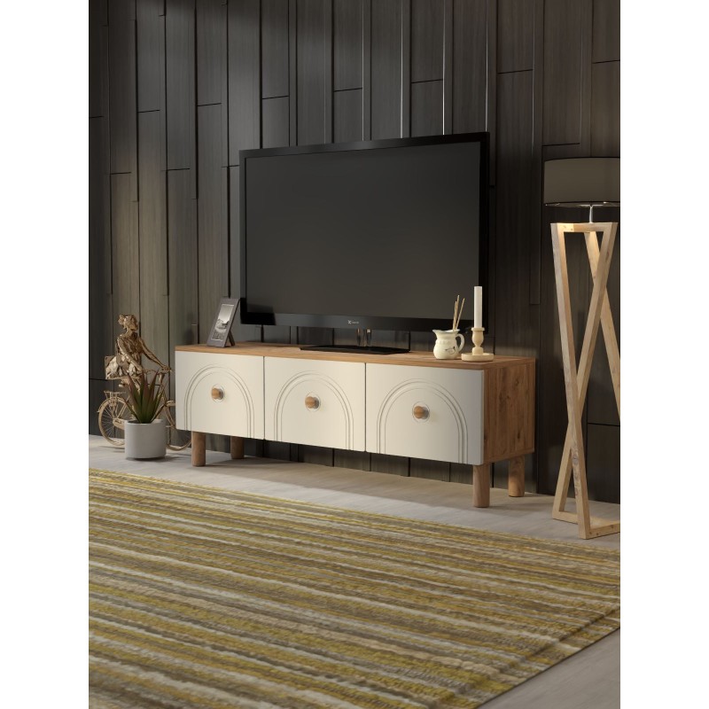 TV Stand Serenta 135 Atlantic Pine
White