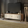 TV Stand Serenta 135 Atlantic Pine
White