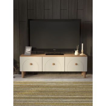 TV Stand Serenta 135 Atlantic Pine
White