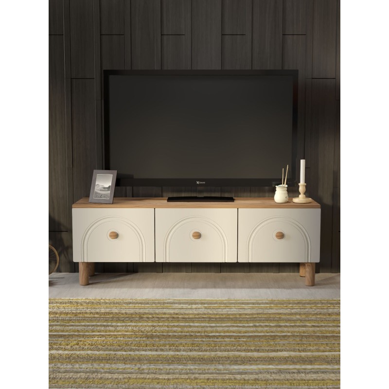TV Stand Serenta 135 Atlantic Pine
White