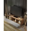 TV Stand Serenta 135 Atlantic Pine
White