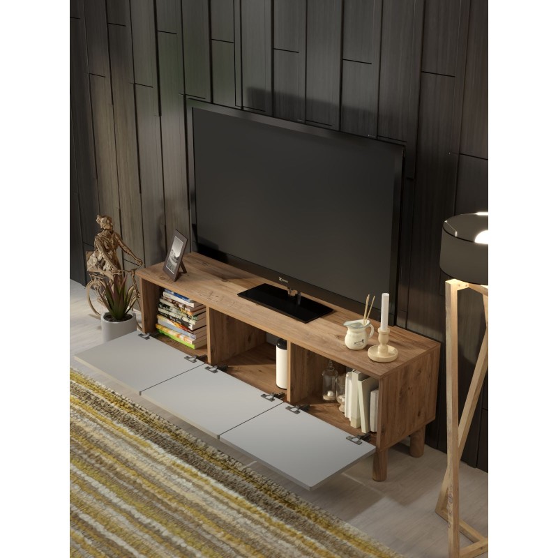 TV Stand Serenta 135 Atlantic Pine
White