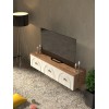 TV Stand Lunera 135 Atlantic Pine
White