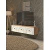TV Stand Norvia 135 Atlantic Pine
White