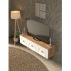TV Stand Norvia 135 Atlantic Pine
White