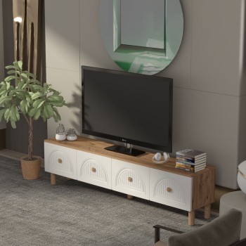 TV Stand Arcera Atlantic Pine
White