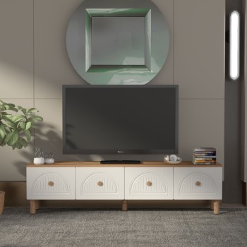 TV Stand Arcera Atlantic Pine
White