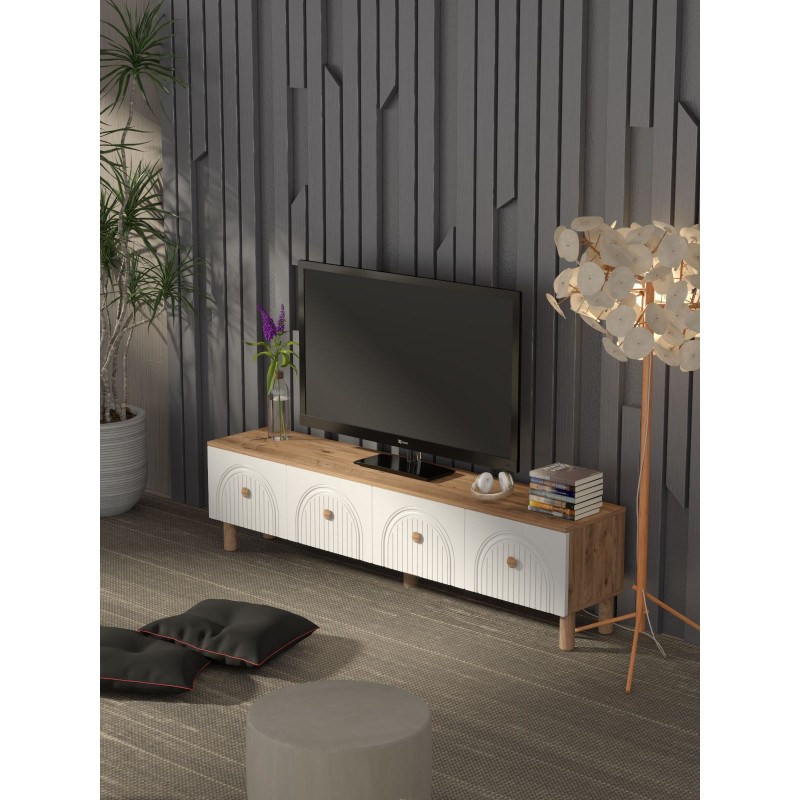 TV Stand Bellora Atlantic Pine
White