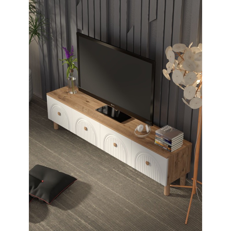 TV Stand Bellora Atlantic Pine
White