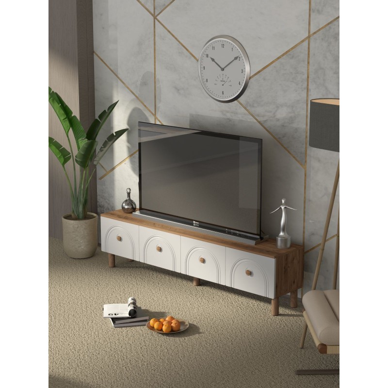 TV Stand Serenta Atlantic Pine
White