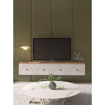 TV Stand Norvia 180 Atlantic Pine
White