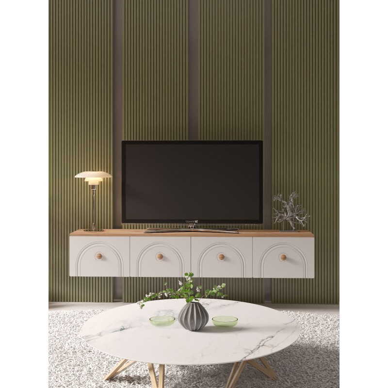 TV Stand Norvia 180 Atlantic Pine
White
