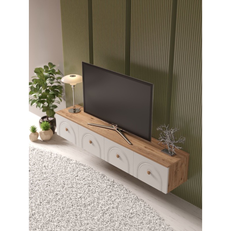 TV Stand Norvia 180 Atlantic Pine
White