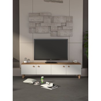 TV Stand Norvella Atlantic Pine
White