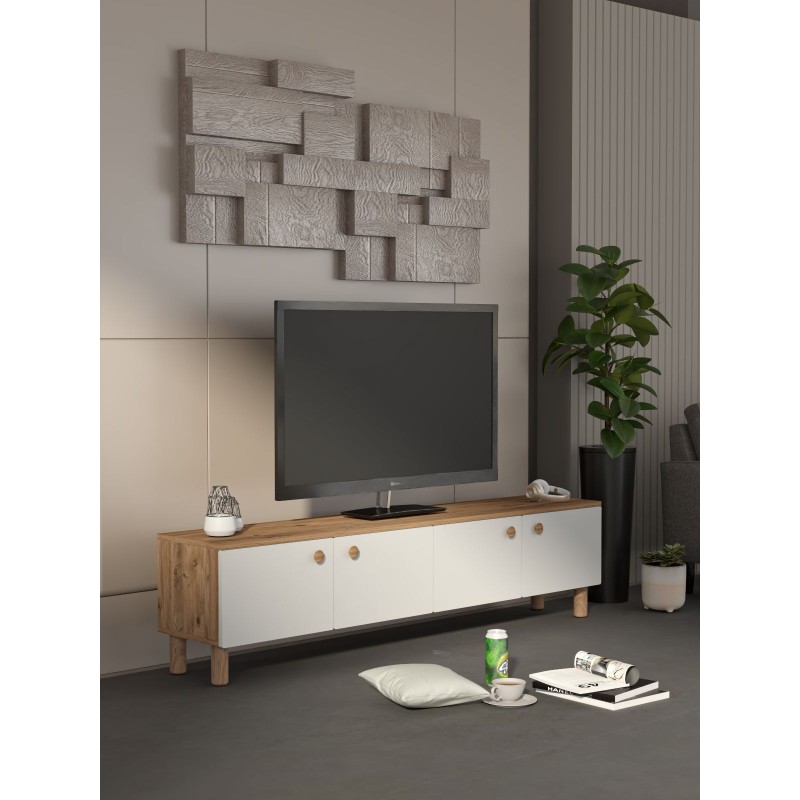 TV Stand Norvella Atlantic Pine
White