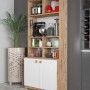 Multi Purpose Cabinet Lunora Atlantic Pine
White