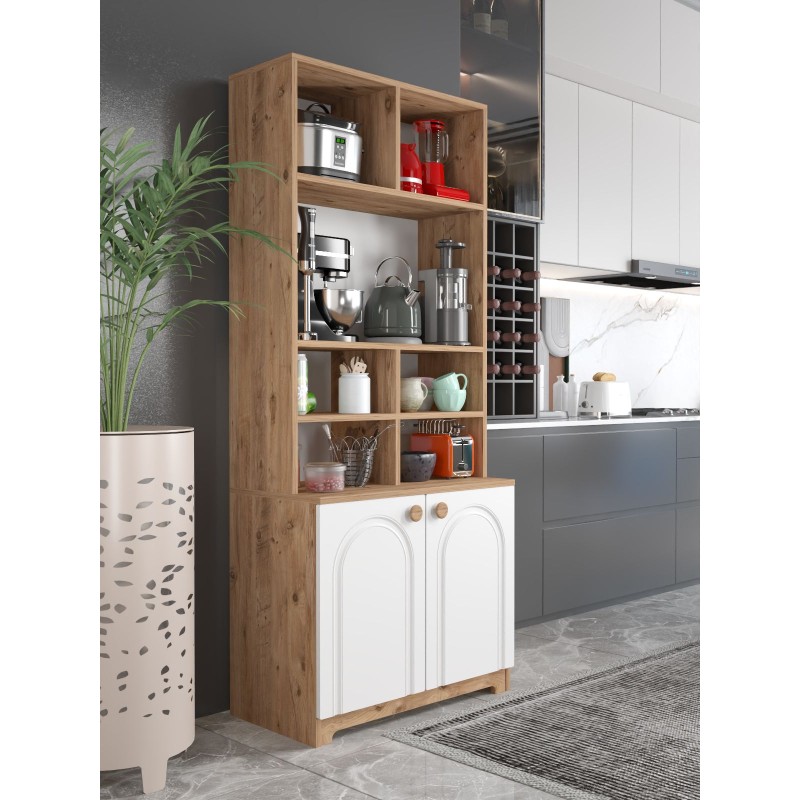 Multi Purpose Cabinet Lunora Atlantic Pine
White
