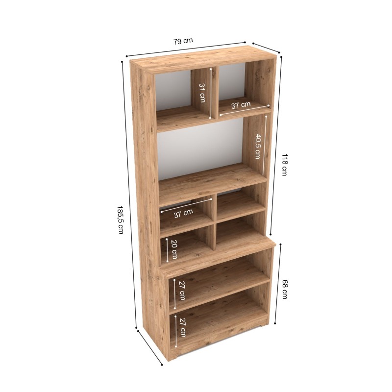Multi Purpose Cabinet Lunora Atlantic Pine
White