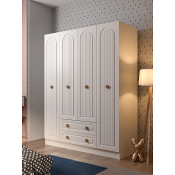 Wardrobe Tavero White