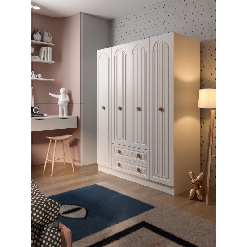 Wardrobe Tavero White