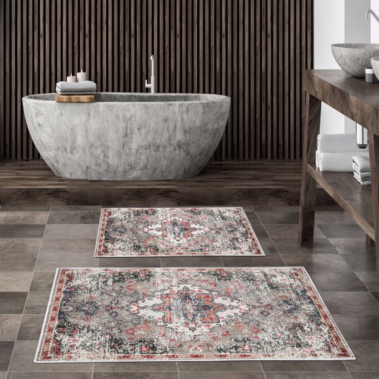 Bathmat Set (2 Pieces) Kt429 Multicolor Lessentiel Bathmat Set (2 Pieces) Kt429 Multicolor