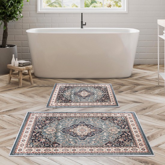Bathmat Set (2 Pieces) Kt433 Multicolor Lessentiel Bathmat Set (2 Pieces) Kt433 Multicolor