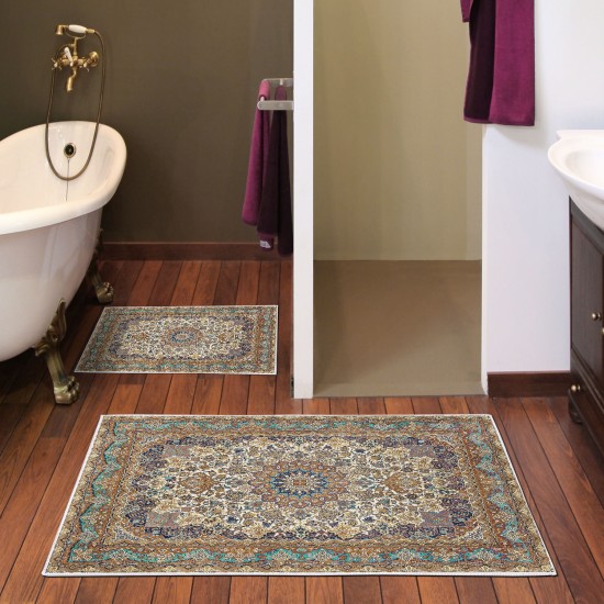 Bathmat Set (2 Pieces) Kt440 V2 Multicolor Lessentiel Bathmat Set (2 Pieces) Kt440 V2 Multicolor