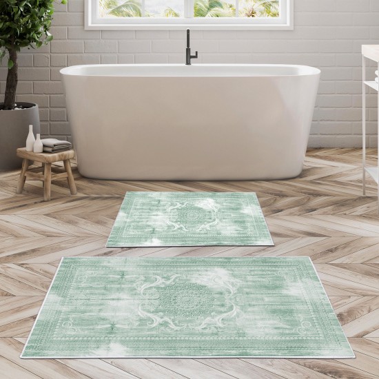 Bathmat Set (2 Pieces) Kt448 V3 Multicolor Lessentiel Bathmat Set (2 Pieces) Kt448 V3 Multicolor