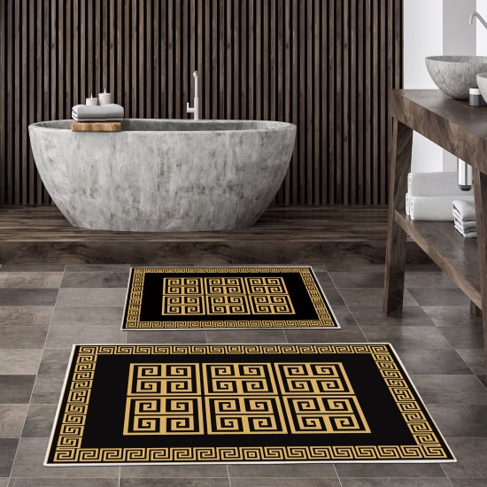 Bathmat Set (2 Pieces) Kt461 Multicolor Lessentiel Bathmat Set (2 Pieces) Kt461 Multicolor