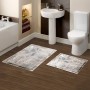 Bathmat Set (2 Pieces) Kt479 Multicolor