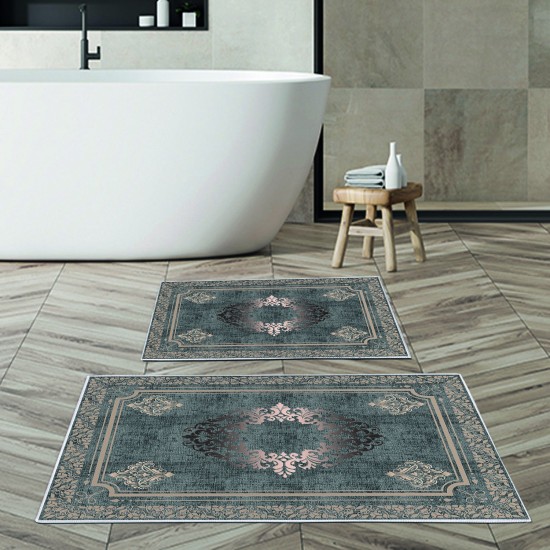 Bathmat Set (2 Pieces) Kt485 Multicolor Lessentiel Bathmat Set (2 Pieces) Kt485 Multicolor