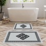 Bathmat Set (2 Pieces) Kt491 Multicolor