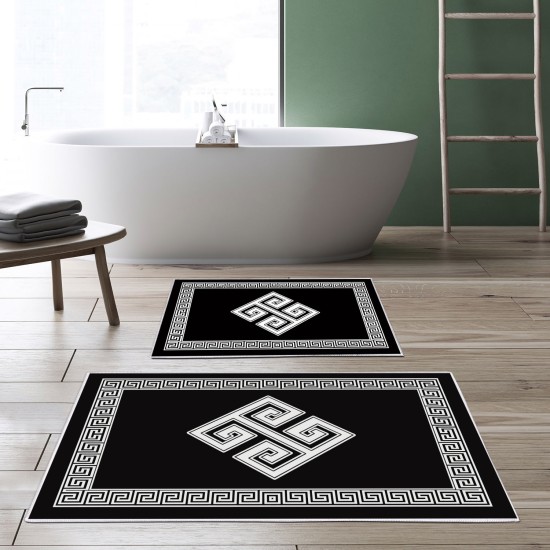 Bathmat Set (2 Pieces) Kt492 Multicolor Lessentiel Bathmat Set (2 Pieces) Kt492 Multicolor