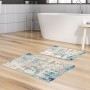 Bathmat Set (2 Pieces) Kt496 V2 Multicolor